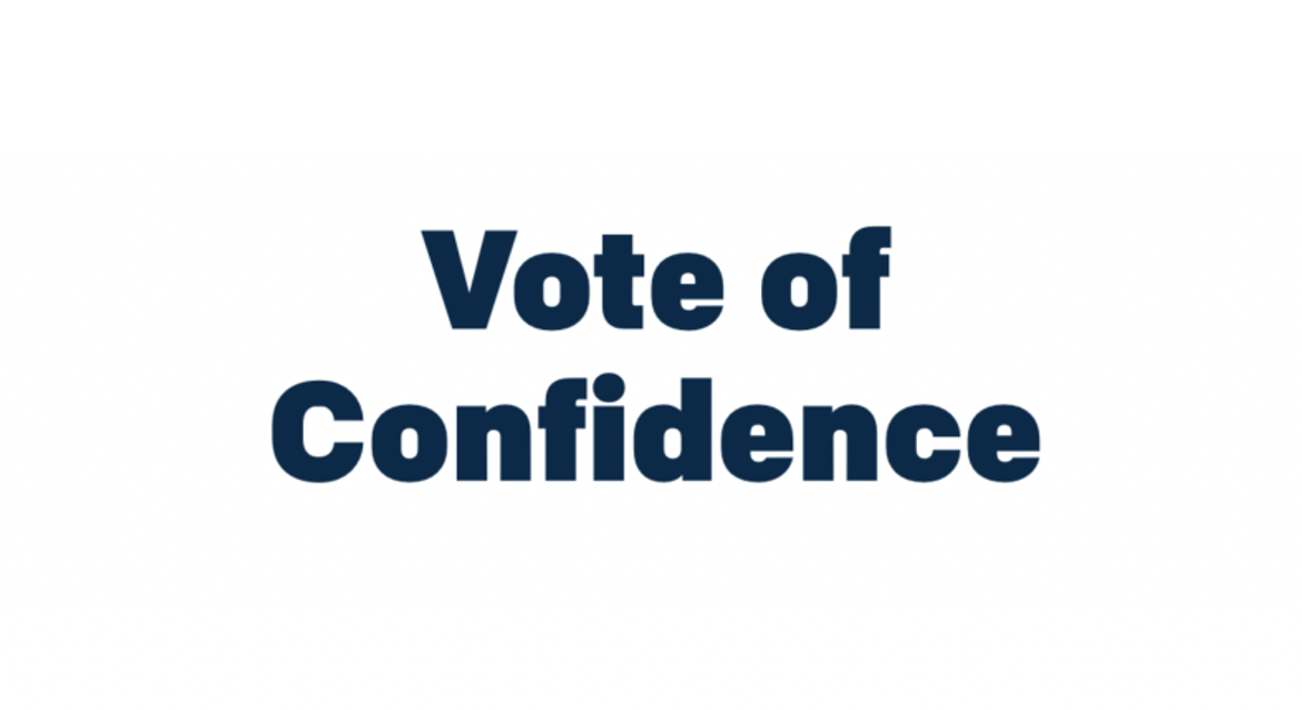 Vote of confidence Votem series logo label
